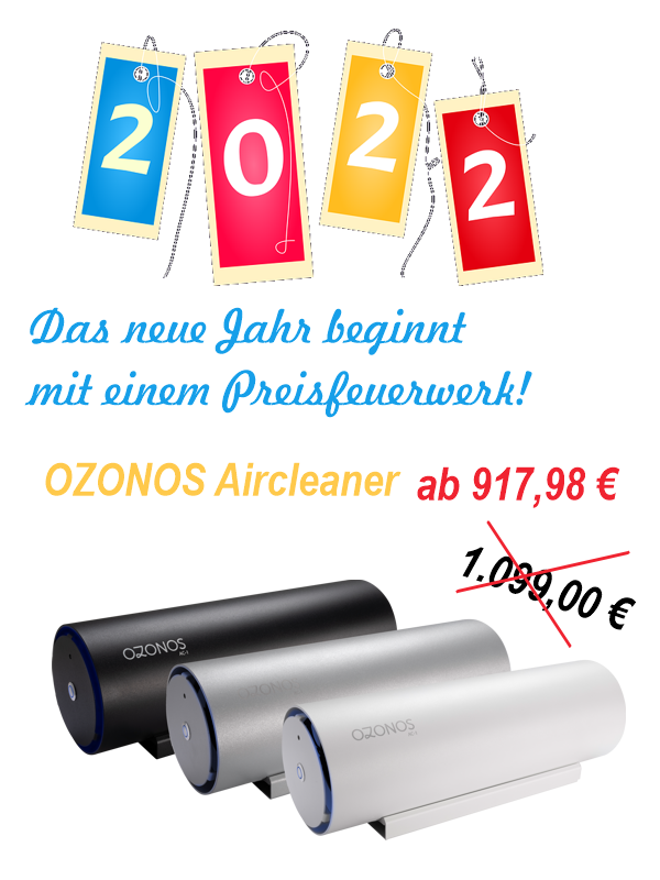 OZONOS Aircleaner Angebotspreis 2022